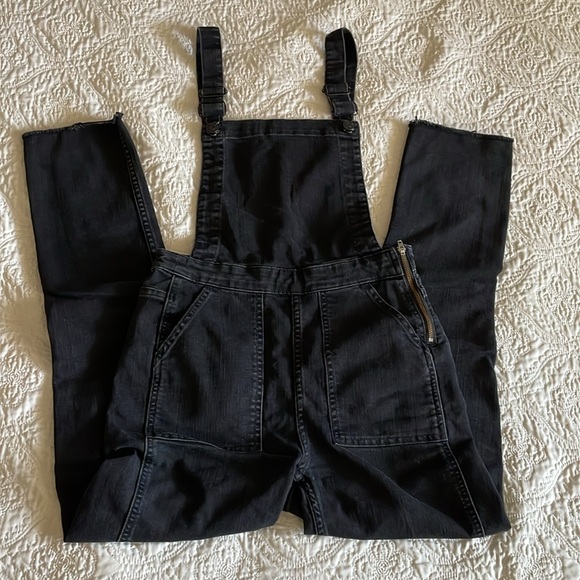 Madewell Skinny Overalls in Lunar Wash - Picture 4 of 6